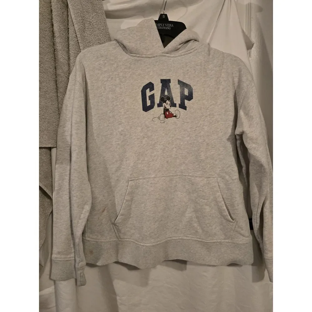 Disney Mickey Mouse Kids XXL Kids  Gray Fleece‎ Lined Hoodie